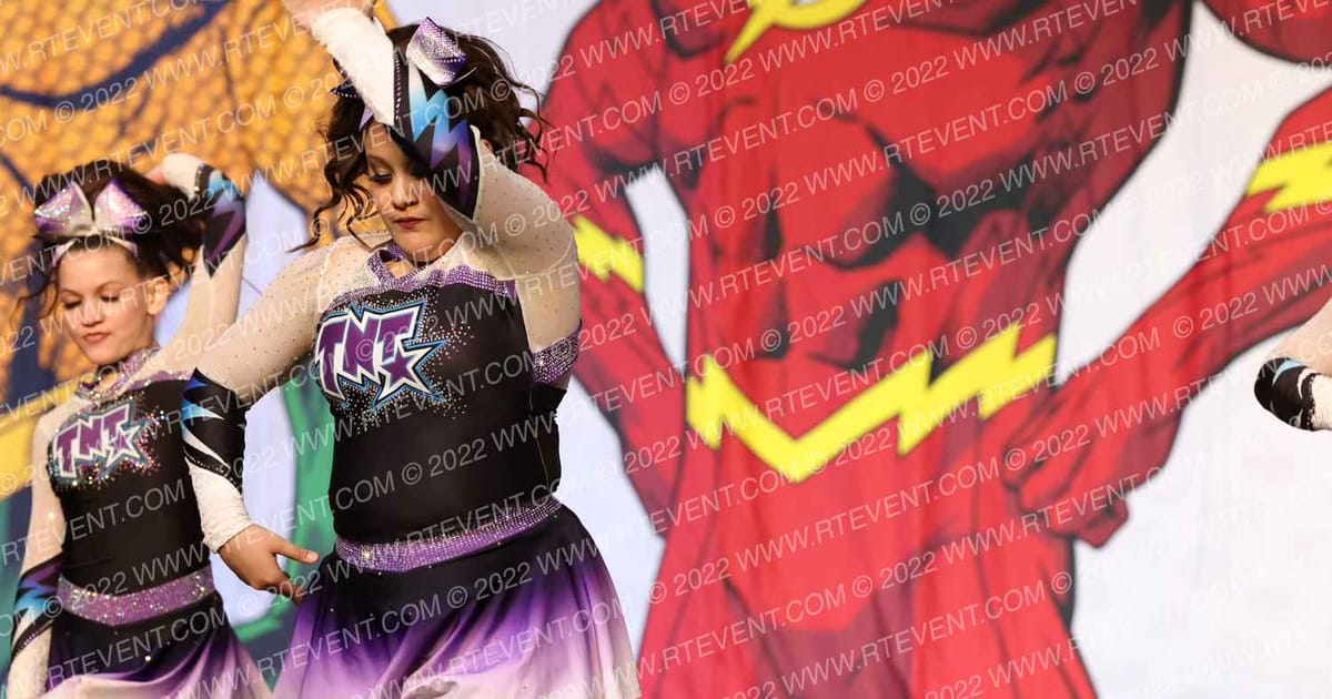 TNT Cheer Lady Lightning · Justice League Sacramento