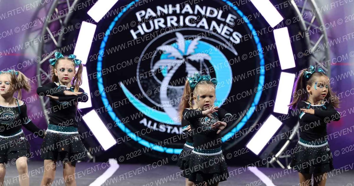 Panhandle Hurricanes Cheer Waterspouts · Gulf Coast Classic