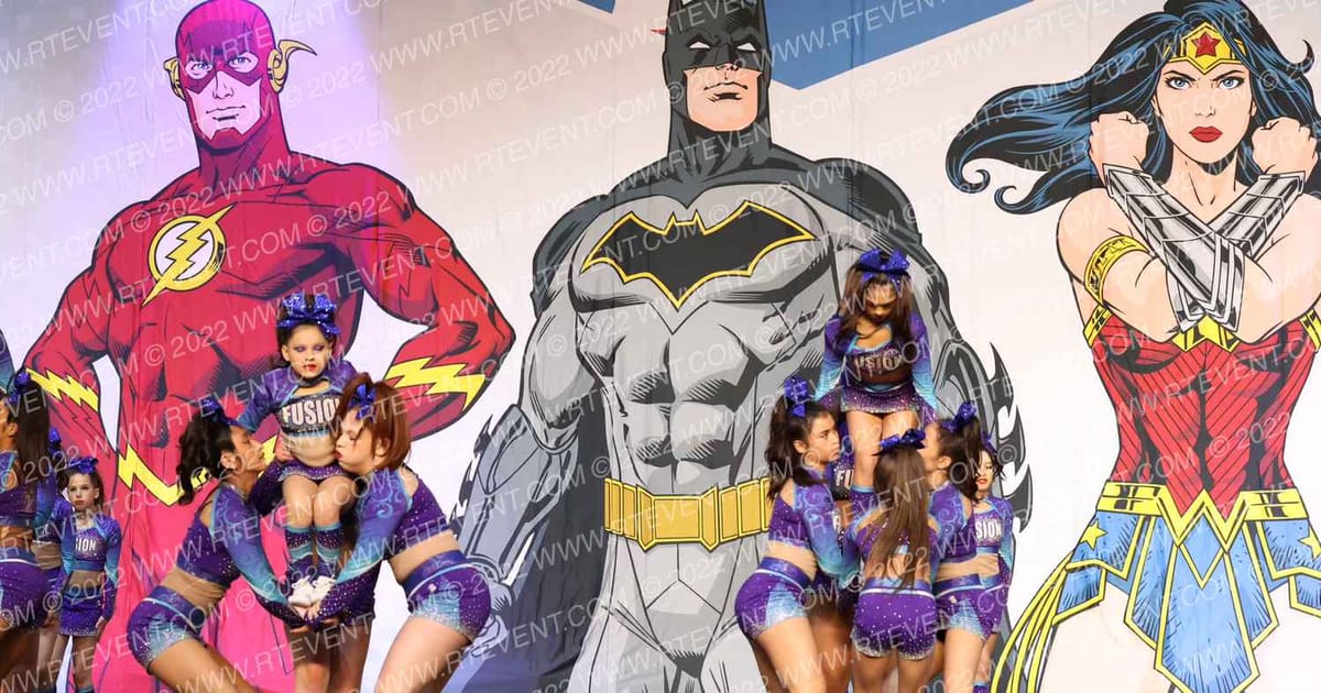 Fusion Elite All Stars FRENZY · Justice League Sacramento