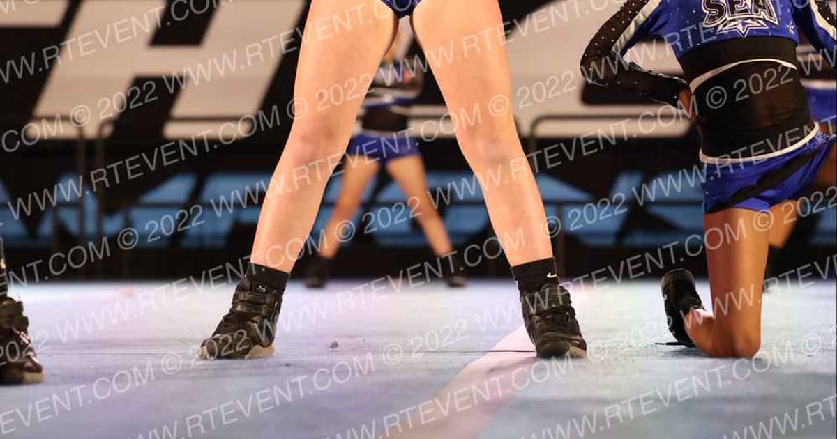 Southern Elite Allstars BLUE F1NS · Athletic Championships Atlanta Nationals FIXED