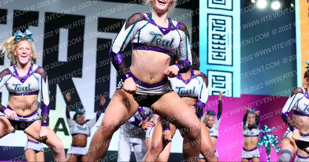 Charlotte Allstar Cheerleading Teal · Canam Fixed