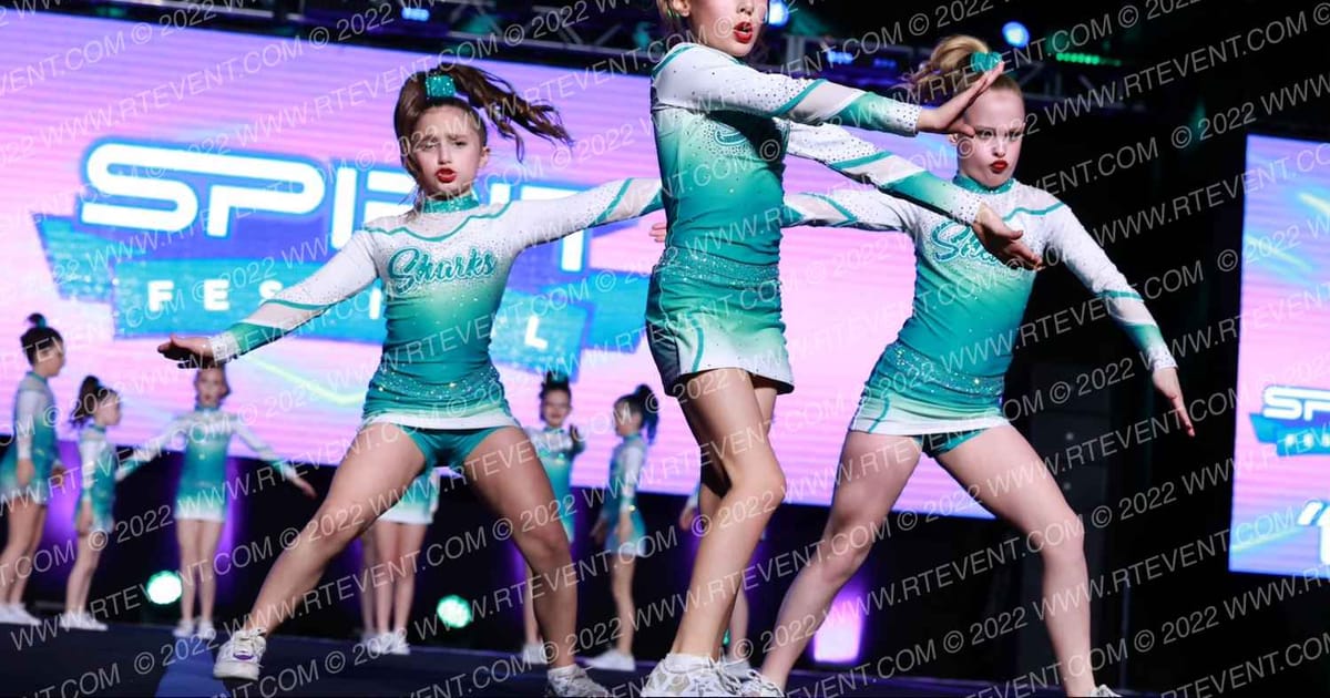 Cheer Sport Sharks-New England Mini Miss Sharks · Spiritfest Grand Nationals