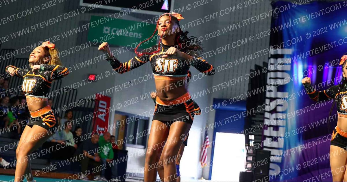 South Jersey Fire Cheerleading Hells Angels · CHEERSPORT Toms River Classic