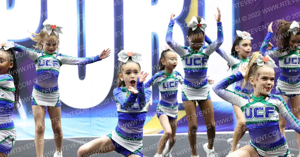 University Cheer Force Mini Quakes · Cheersport NorCal