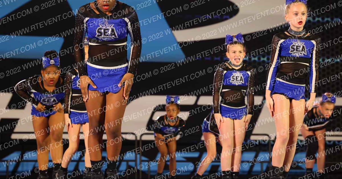 Southern Elite Allstars BLUE F1NS · Athletic Championships Atlanta Nationals FIXED