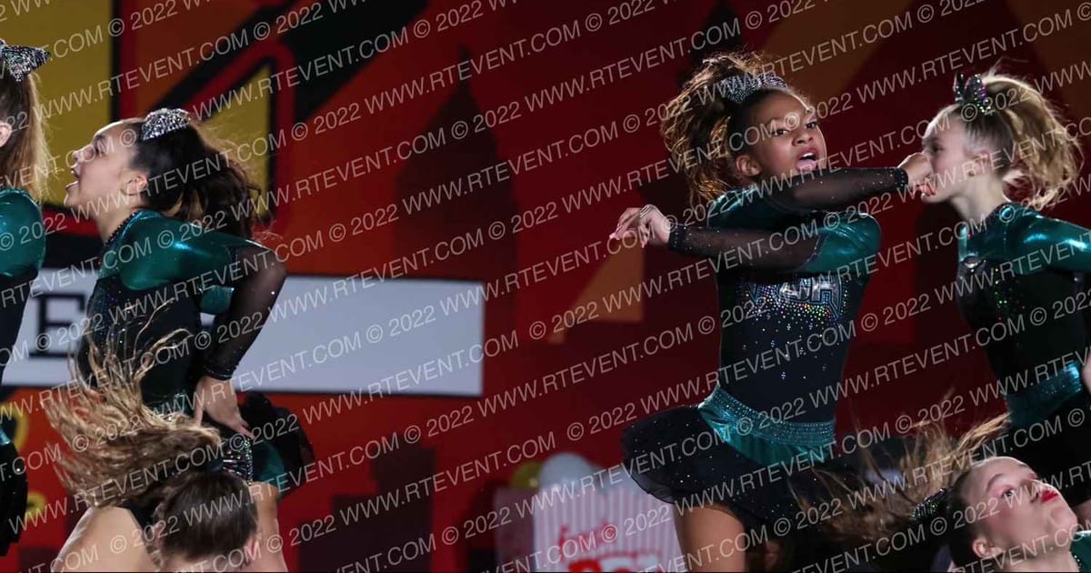 Prestige Cheer Athletics Blackout · Hooray for Hollywood