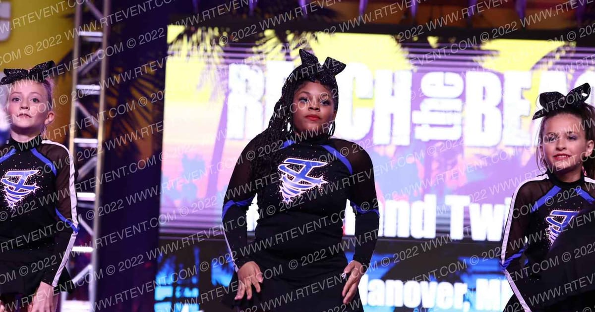 Maryland Twisters Perfect Storm · ACDA Reach the Beach Grand Nationals AllStar DIDII USE