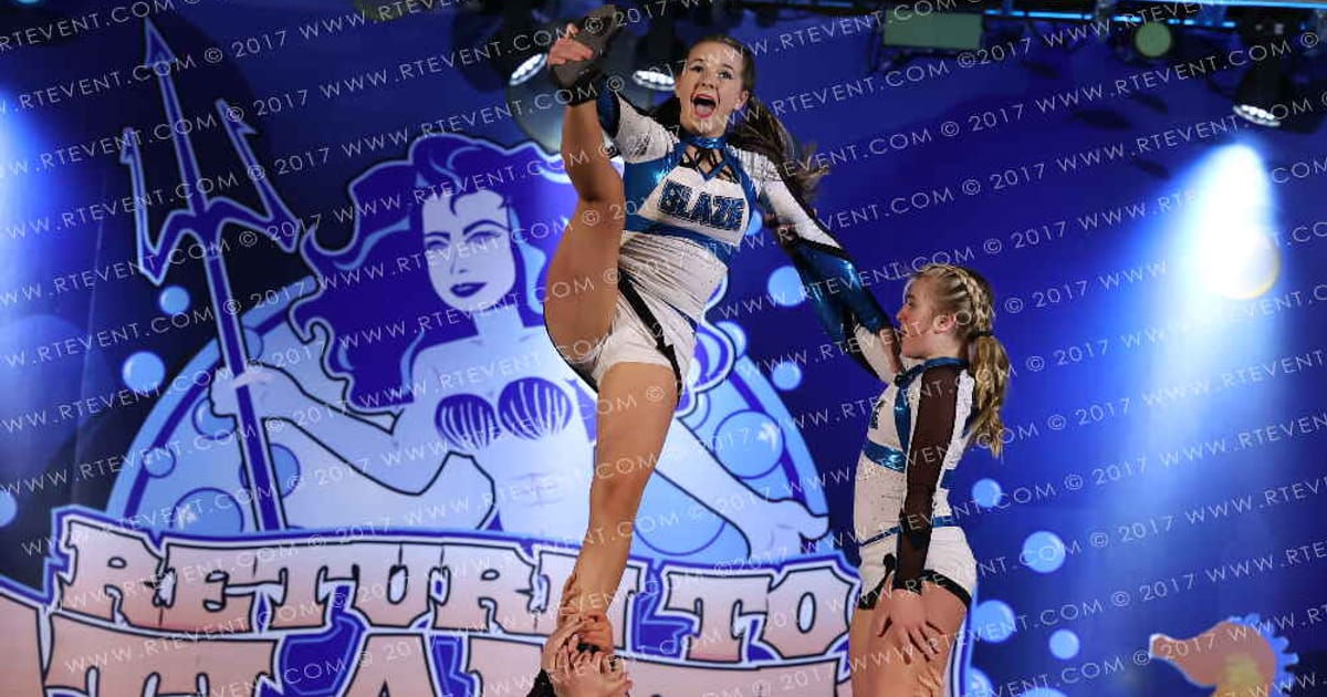 Blaze Elite Blue Flames · Return to Atlantis Memphis Showdown DI DII