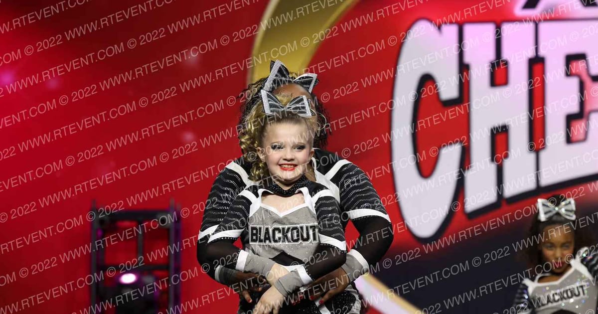 Blackout Athletics Glitter Girlz · Cheer Power Grand Nationals USE