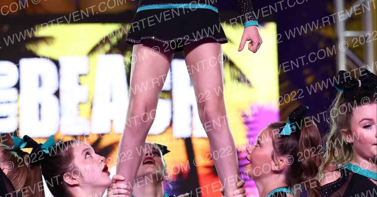 Cheer Extreme - Richmond Teal Tiaras · ACDA Reach the Beach Grand Nationals AllStar DIDII USE