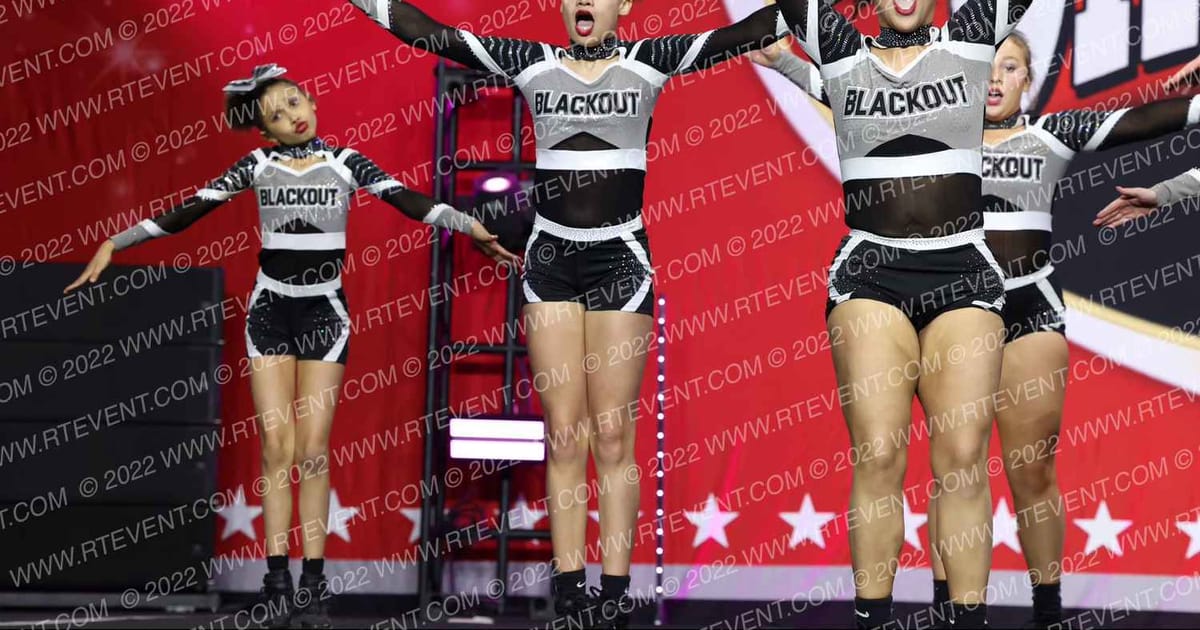 Blackout Athletics Black Diamonds · Cheer Power Grand Nationals USE
