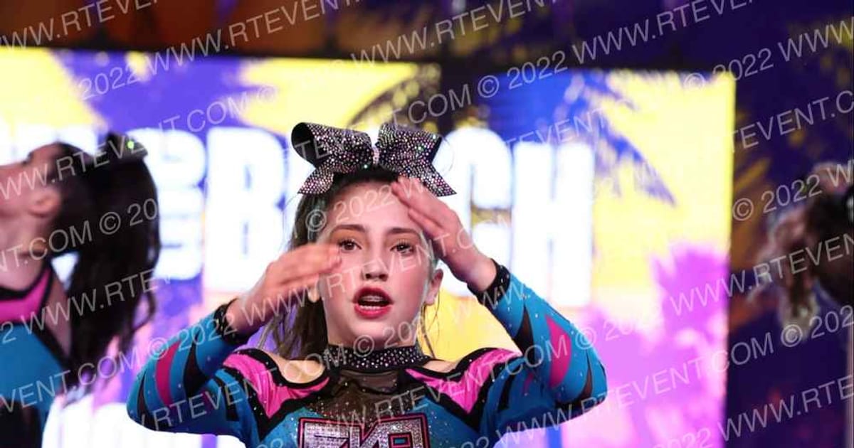 Evolution Cheer Teal Mania · ACDA Reach the Beach Grand Nationals AllStar DIDII USE