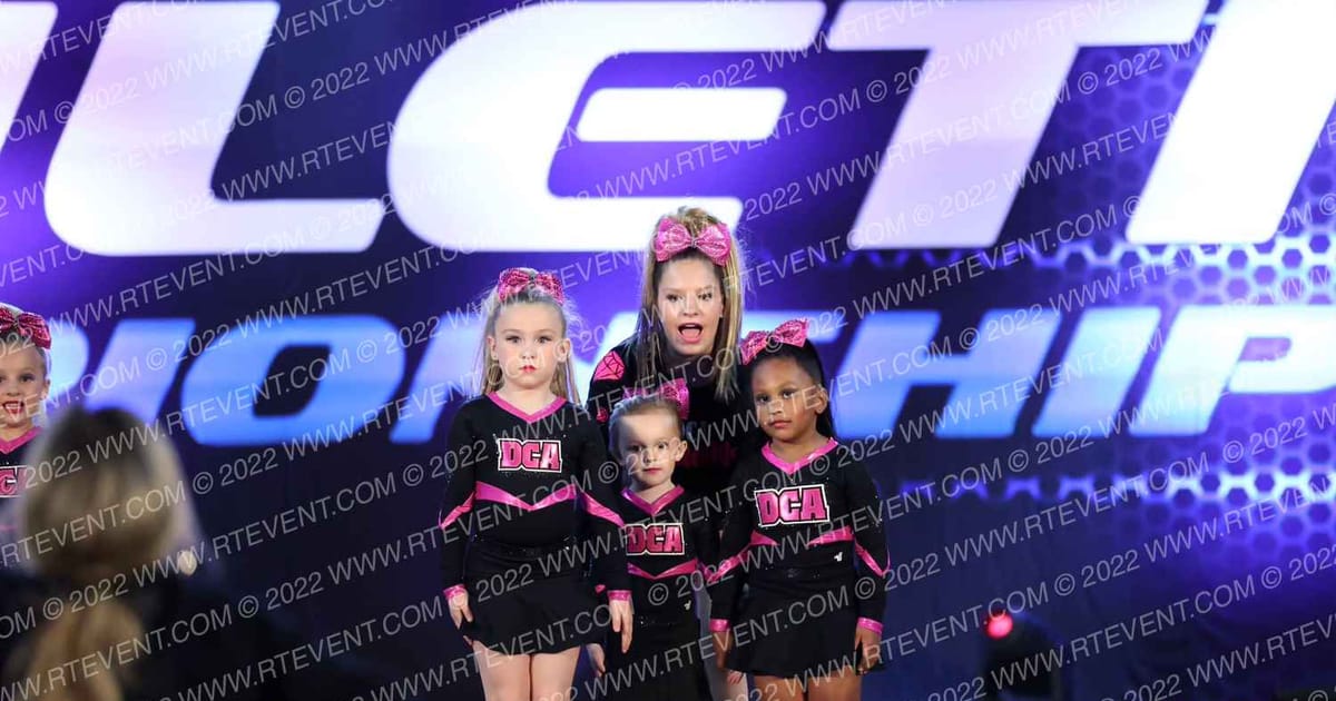 DCA Cheer and Tumbling Diamond Dust · Athletic Championship Houston Nationals DI DII
