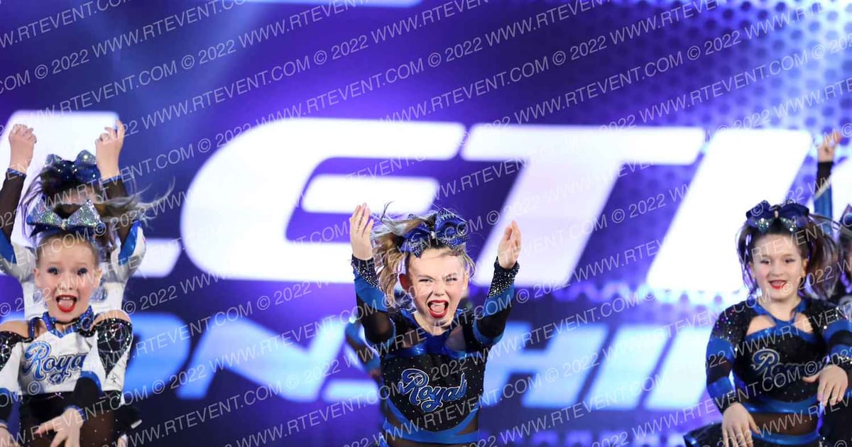 Texas Royals Cheer Sapphire · Athletic Championship Houston Nationals DI DII
