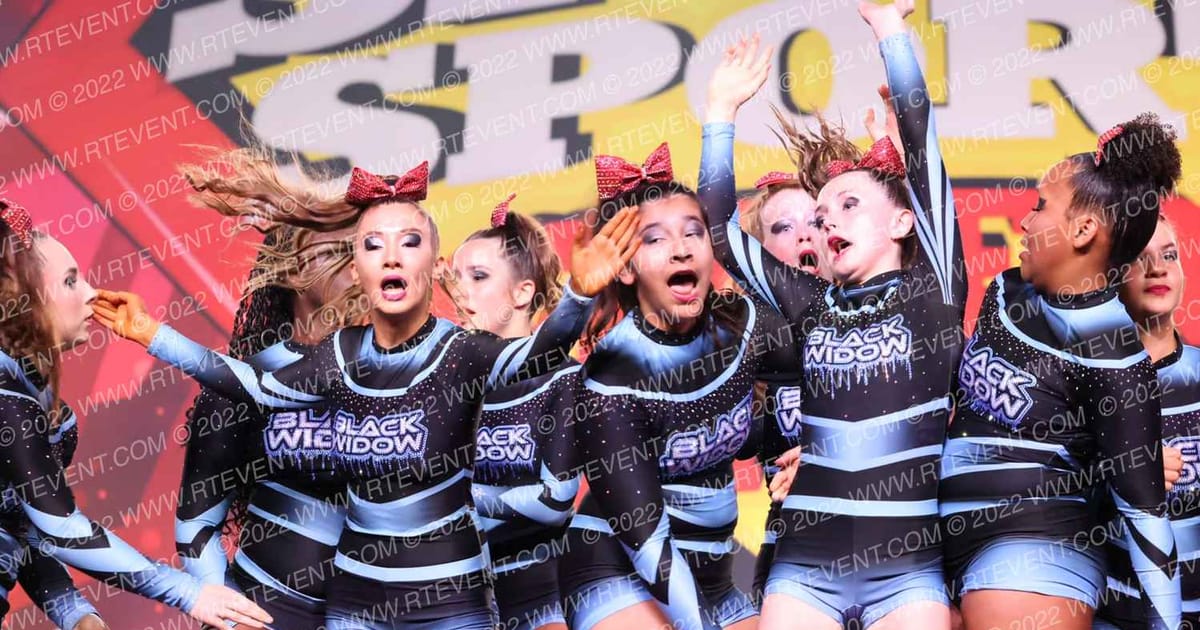 Black Widow Cheer Gym Blast · Nationals
