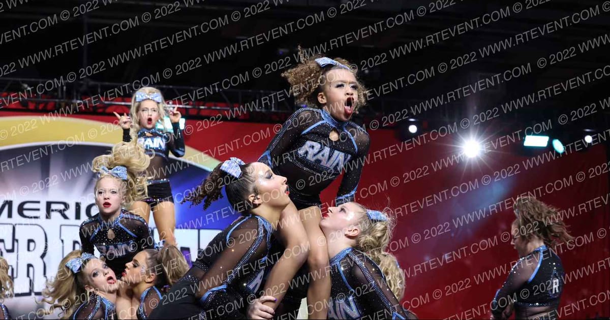 Rain Athletics Crystal · Cheer Power Grand Nationals USE