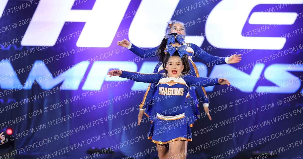 Texas Cheer Dragons Royal Gems · Athletic Championship Houston Nationals DI DII