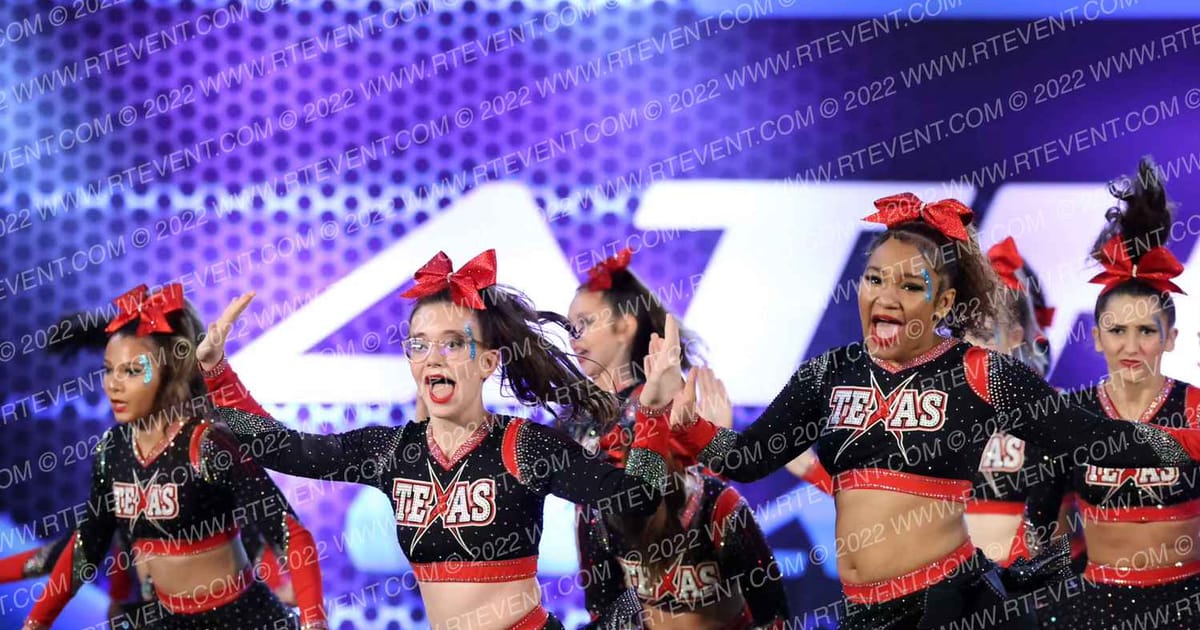 Texas Allstar Cheer and Dance Riptide · Athletic Championship Houston Nationals DI DII