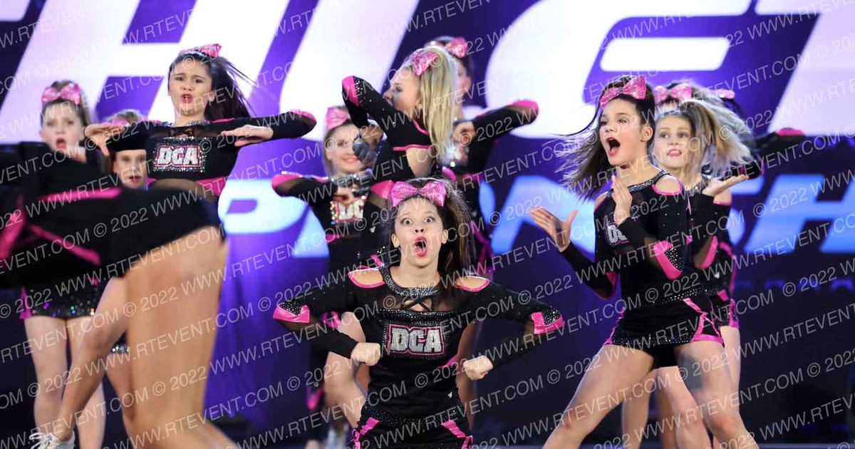 DCA Cheer and Tumbling Pink Diamonds · Athletic Championship Houston Nationals DI DII