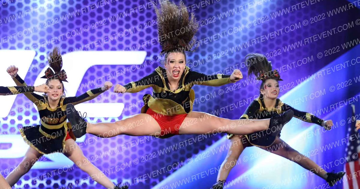 Amped Up Athletics LADY BLAZE · Athletic Championship Houston Nationals DI DII