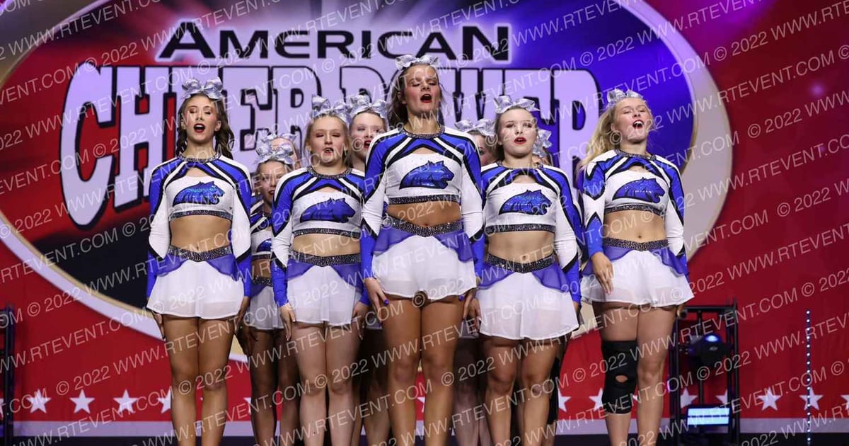 Bluegrass Athletics Blackout · Cheer Power Grand Nationals USE