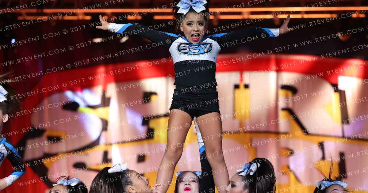 SCV All Stars Junior White · Spirit Sports Palm Springs Grand Nationals