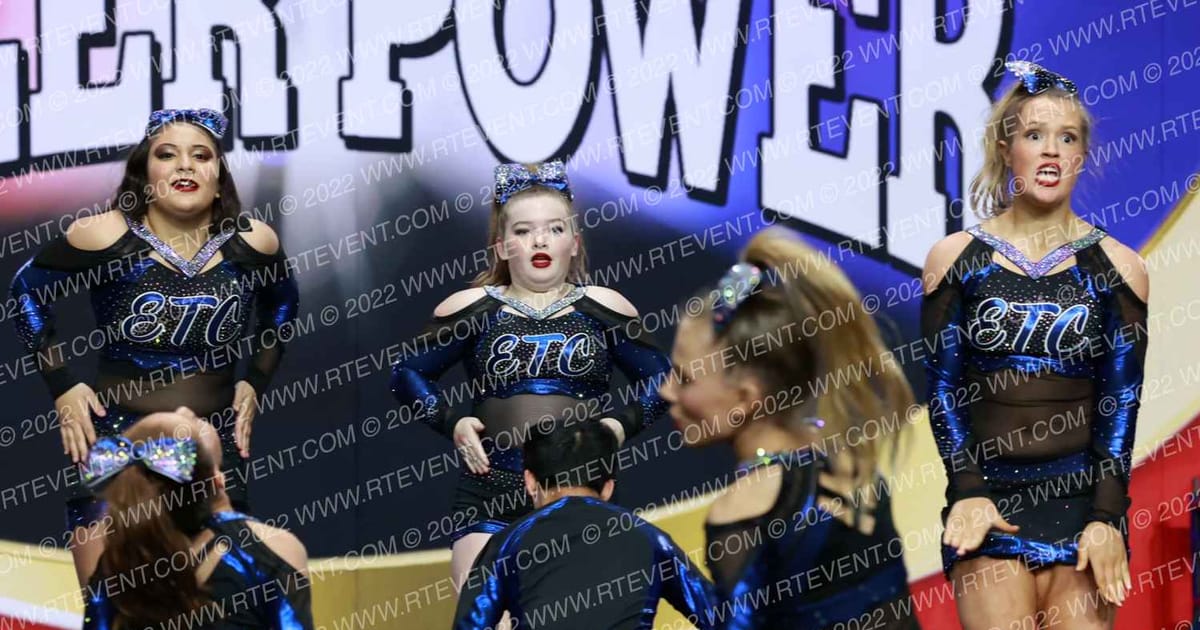 East Tennessee Cheer Sapphire Cats · Cheer Power Grand Nationals USE