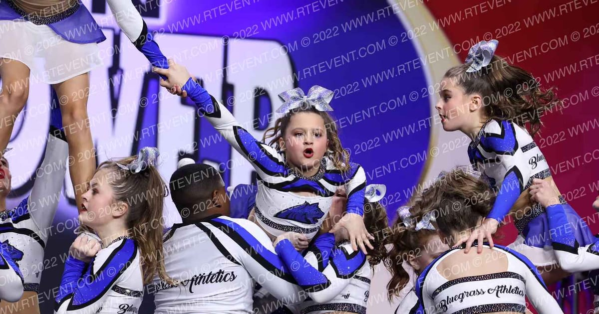Bluegrass Athletics Blue Crush · Cheer Power Grand Nationals USE