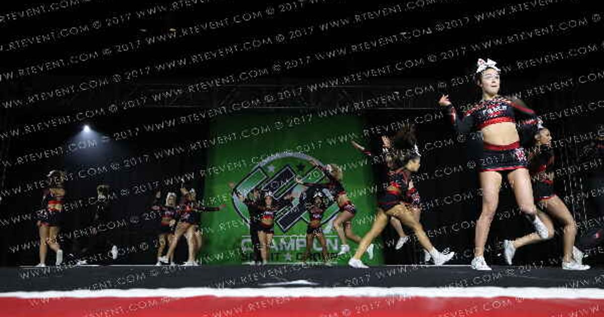 KC Cheer FIERCE FIVE · Schaumburg Grand Nationals DI DII