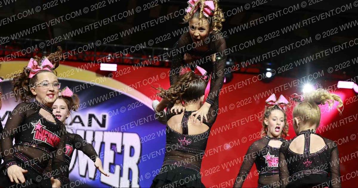 Infinity Allstars Pink Pearls · Cheer Power Grand Nationals USE