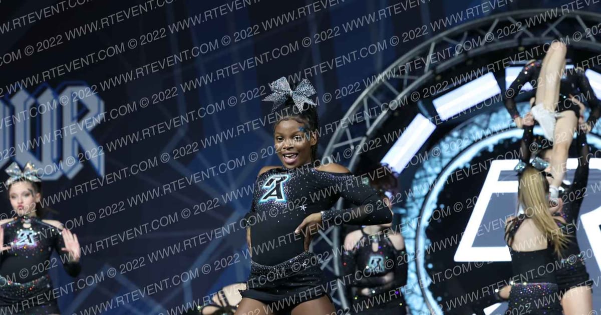 Revolution Athletics TEAL CRUSH · The Cheer Tour Atlanta