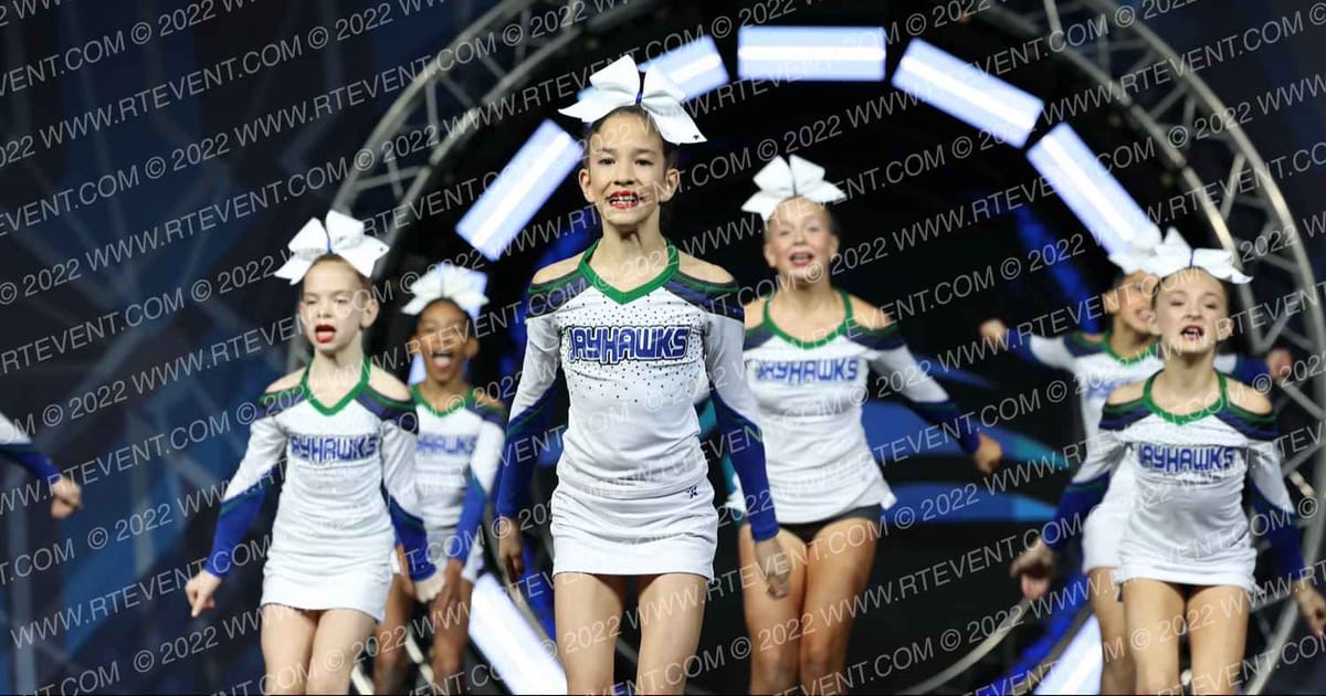 Atlanta Jayhawks BLUE ICE Grayson · The Cheer Tour Atlanta