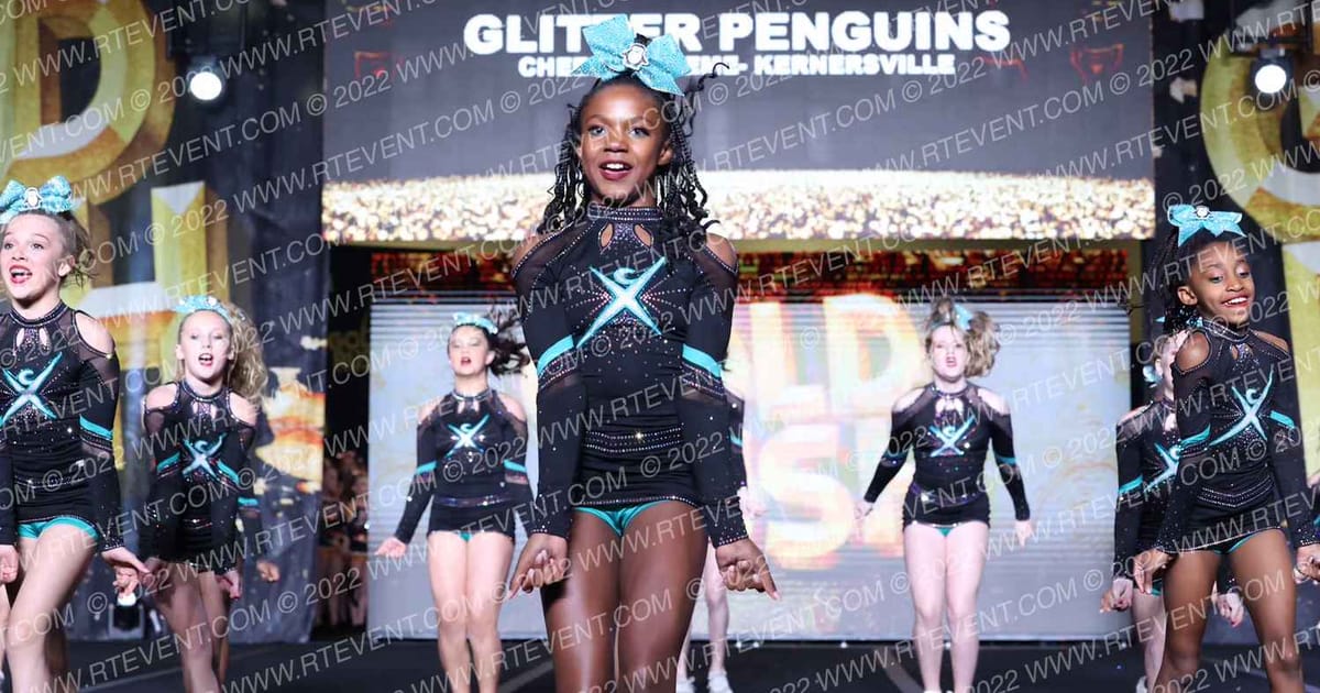Cheer Extreme- Kernersville Glitter Penguins · Gold Rush Charlotte