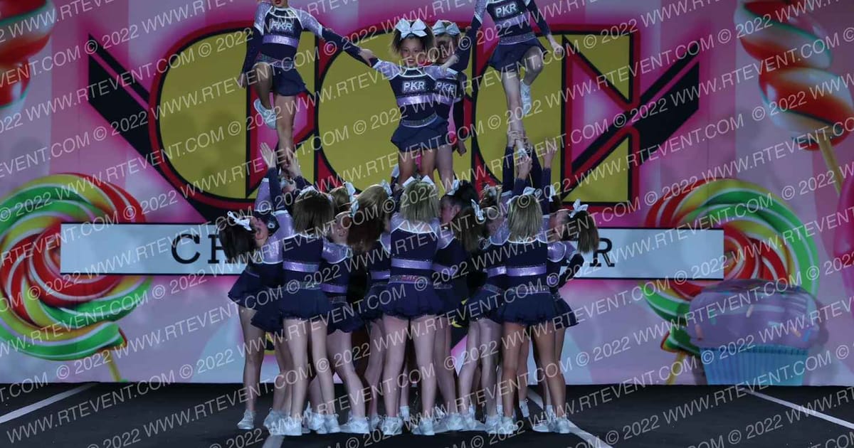 PKR Athletics Cheer Club Purple Ice · Oh How Sweet it is Cheer and Dance Spectacular