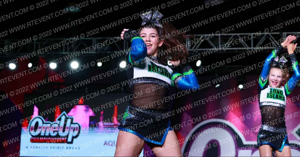 Long Island Cheer AQUA · One Up Grand Nationals