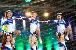 Okanagan Firestorm Cheerleading Flare