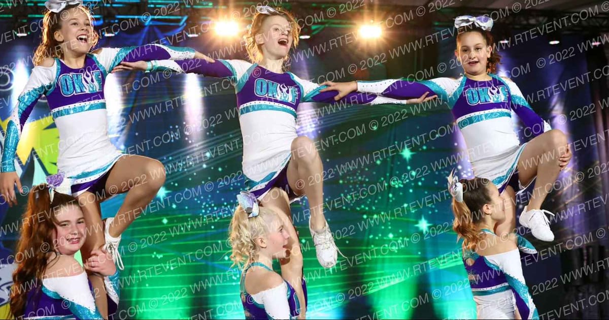 Okanagan Firestorm Cheerleading Flare · Sea to Sky International Championship