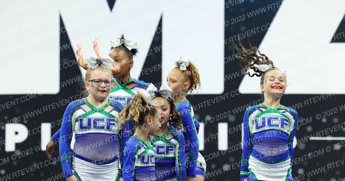 UNIVERSITY CHEER FORCE TINY RAINBOWS · Nor Cal Challenge Cup