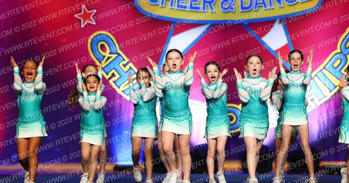 Cheer Sport Sharks-New England Mini Mermaids · The American Legacy Springfield Nationals