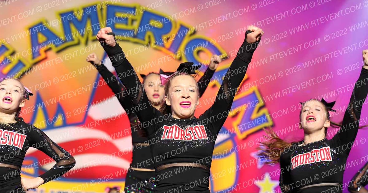 Thurston Junior Cheer Junior Elite · The American Showcase