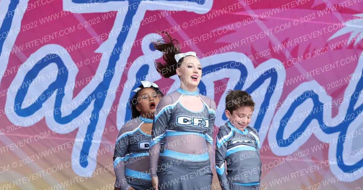 Cheer Force One Flame · Beach Nationals