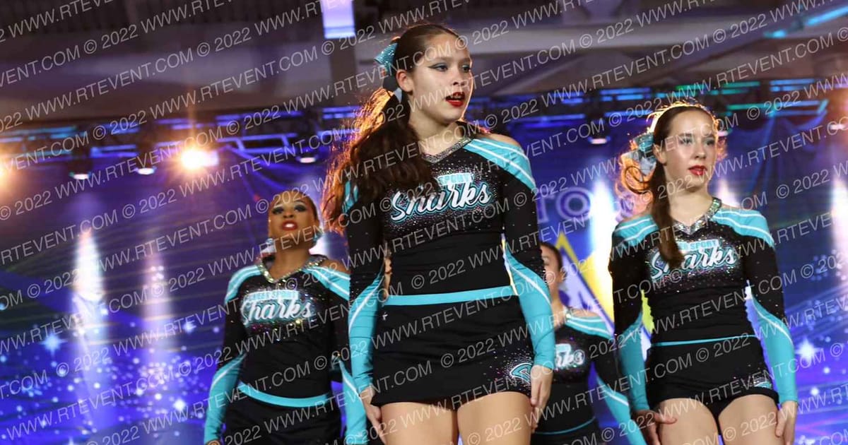 Cheer Sport Sharks - Vancouver White Water Sharks · Sea to Sky International Championship