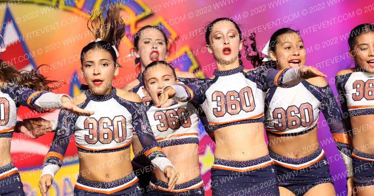 South Bay Cheer 360 Golden Girls · The American Showcase