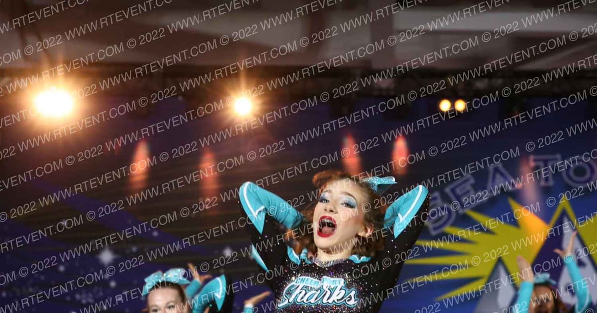 Cheer Sport Sharks - Vancouver Teal Tip Sharks · Sea to Sky International Championship