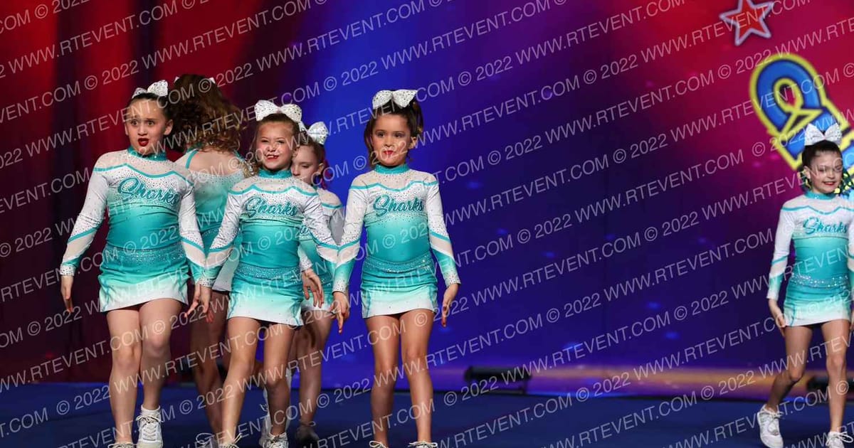 Cheer Sport Sharks-New England Mini Magnificent Sharks · The American Legacy Springfield Nationals