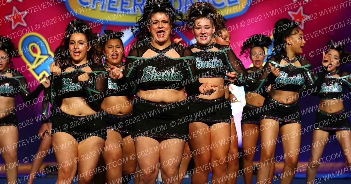 Cheer Sport Sharks-New England Viper Sharks · The American Legacy Springfield Nationals