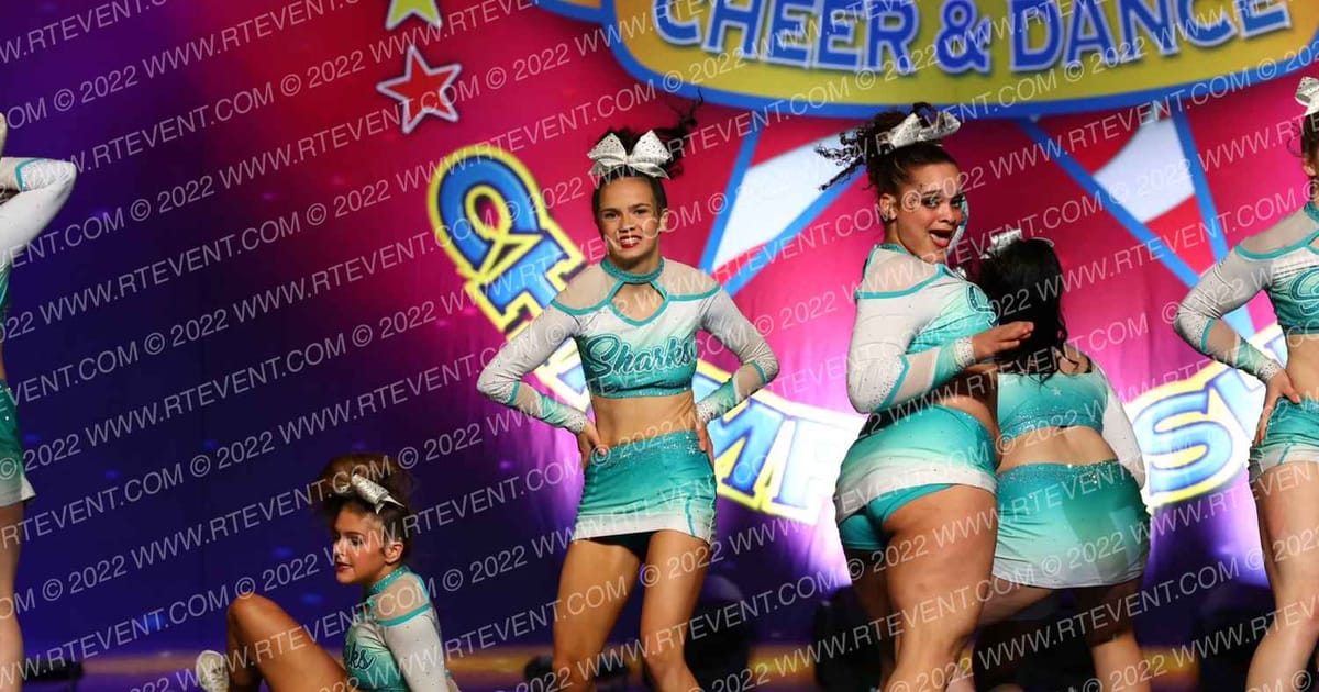 Cheer Sport Sharks-New England Savage Sharks · The American Legacy Springfield Nationals