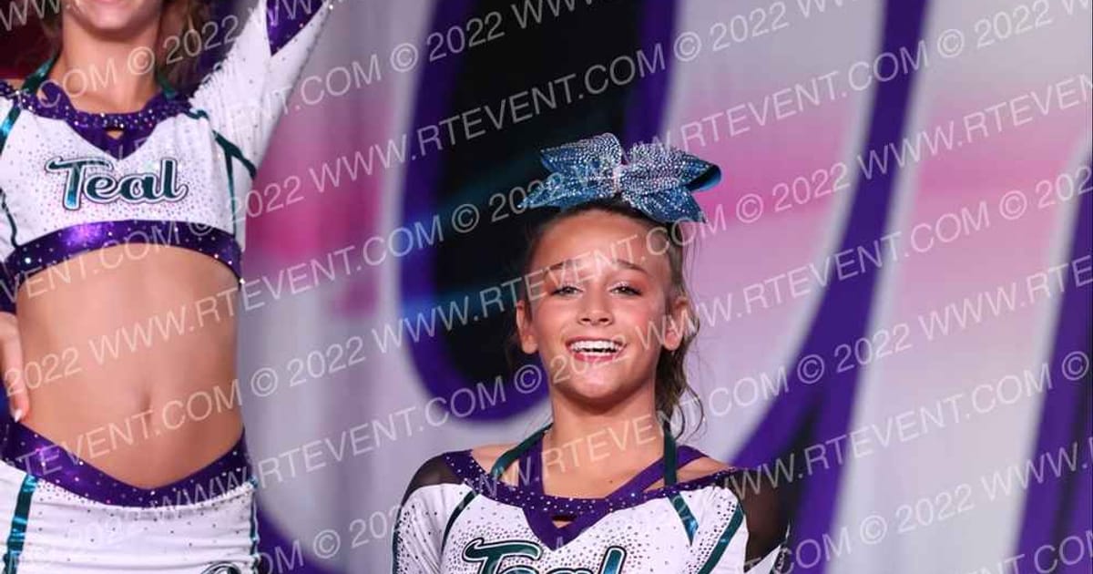 Charlotte Allstar Cheerleading Teal · One Up Grand Nationals