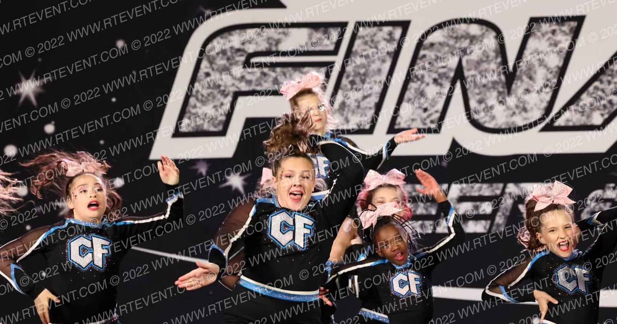 Louisiana Cheer Force Blush · The US Finals Pensacola DIDII