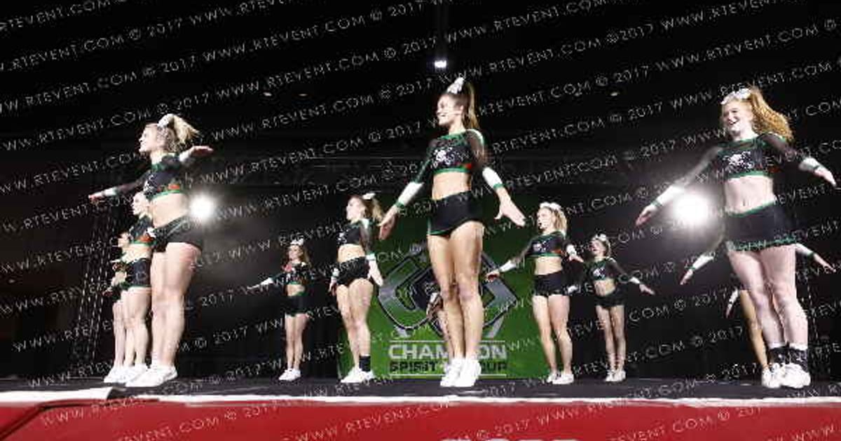 Iowa Elite Cheer CR Skulls · Schaumburg Grand Nationals DI DII